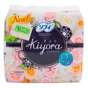 Sofy Kiyora Χαρούμενα Λουλουδάτα Καθημερινά Σερβιετάκια, 72 τεμάχια