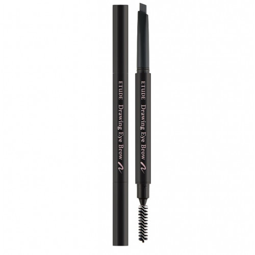 Eyebrow pencil with brush