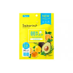 Saborino Morning facial sheet masks, 7 pcs