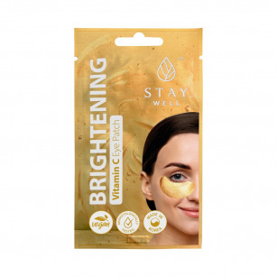 Brightening eye patches with vitamin C