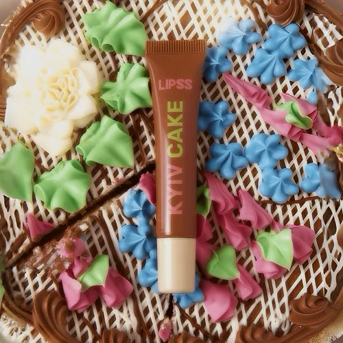 Блеск для губ "Киевский торт" LIPPS Lipper Kyiv Cake, 8мл