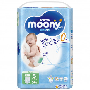 Moony Diapers Pants S 4-8 (54)