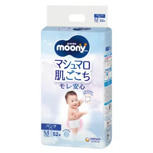 Πάνες-βρακάκια  Moony Diapers μέγεθος M, 6-12 κιλά, 52 τεμάχια