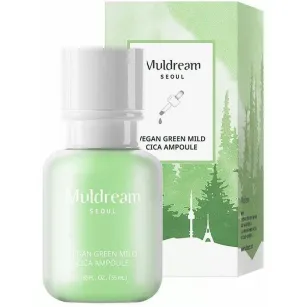 Soothing face serum with Asian Centella extract Muldream Vegan Green Mild, 55ml