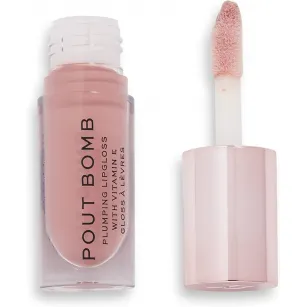 Revolution Pout Bomb Lip Gloss "Doll Nude", 4.6ml Revolution Pout Bomb Lip Gloss "Doll Nude", 4.6ml