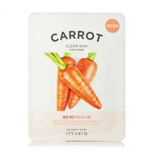 Carrot Face Sheet Mask It´S SKIN The Fresh Mask, 19 g Carrot Face Sheet Mask It´S SKIN The Fresh Mask, 19 g