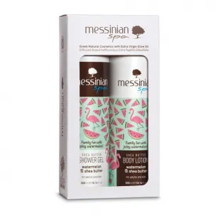 Set Messinian spa with watermelon and shea butter, shower foam + body cream 300+300ml