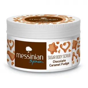 Sugar body scrub Messinian Spa with chocolate and caramel 250 ml Sugar body scrub Messinian Spa with chocolate and caramel 250 ml