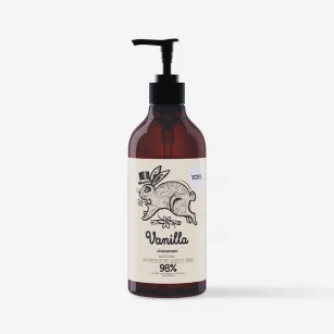 Υγρό σαπούνι χεριών YOPE με άρωμα βανίλιας και κανέλας, 500ml