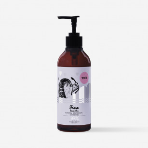 Rose scented shower gel