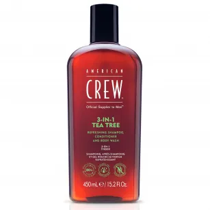 Hair and Body Care Product American Crew 3-in-1 "Tea Tree", 450ml Hair and Body Care Product American Crew 3-in-1 "Tea Tree", 450ml