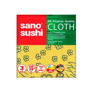 Ганчірки багатоцільові Sano Sushi, 3шт