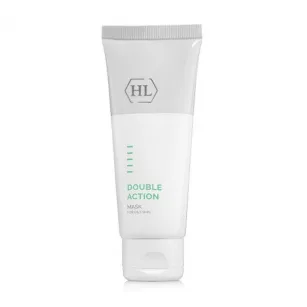 Drying mask based on white clay Holy Land DOUBLE ACTION, 70ml Drying mask based on white clay Holy Land DOUBLE ACTION, 70ml
