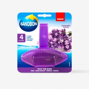 Toilet block with lavender scent Sano Lavender Scented, 55 g Toilet block with lavender scent Sano Lavender Scented, 55 g