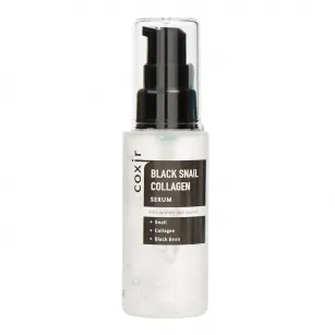 Anti-aging face serum with snail mucin and collagen Coxir Black Snail Collagen, 50 ml Anti-aging face serum with snail mucin and collagen Coxir Black Snail Collagen, 50 ml