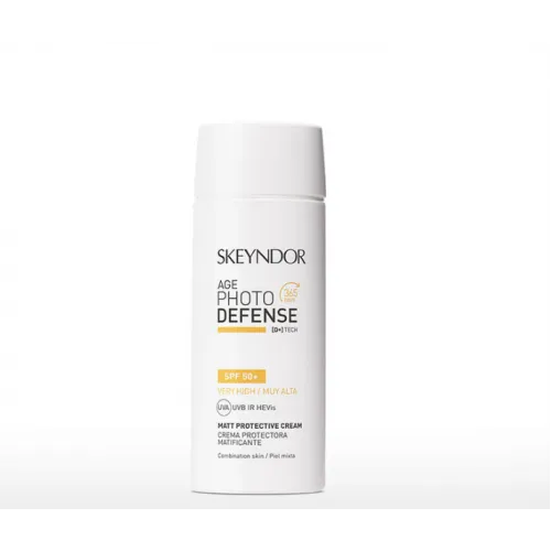 Матирующий солнцезащитный крем SPF50+ для комбинированной кожи Skeyndor Matt Protective Cream Combination, 75мл