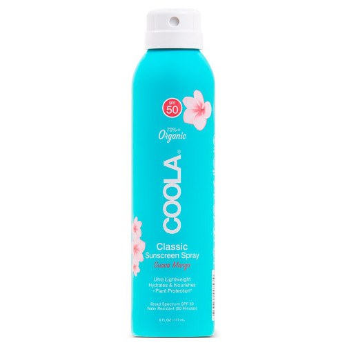 Sunscreen body spray