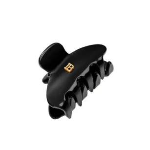 Заколка для волос черного цвета BALMAIN Pince a cheveux Small Black