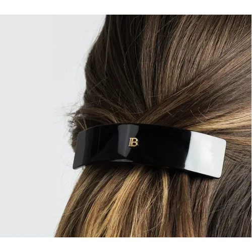 Large Hair Clip Barrette for Hair Large Black