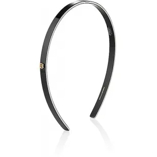 Balmain Paris Hair Couture Small Headband Black/White Balmain Paris Hair Couture Small Headband Black/White