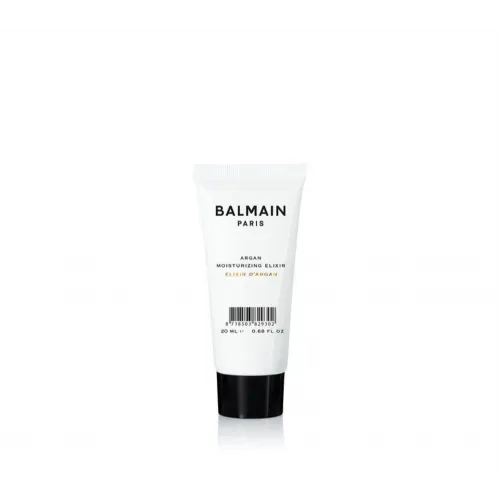 Moisturizing elixir with argan oil for hair BALMAIN TRAVEL ARGAN MOISTURIZING ELIXIR, 20ml