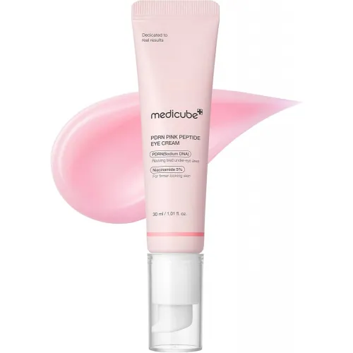 Крем для кожи вокруг глаз с полинуклеотидами и пептидами Medicube PDRN Pink Peptide Eye Cream, 30мл