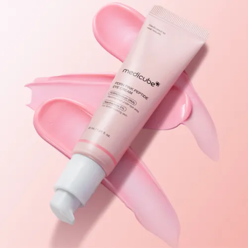 Крем для кожи вокруг глаз с полинуклеотидами и пептидами Medicube PDRN Pink Peptide Eye Cream, 30мл