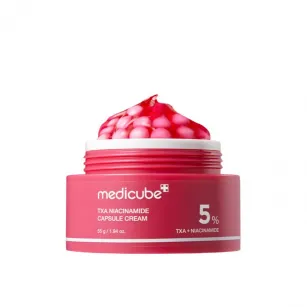 Brightening face cream with niacinamide MEDICUBE TXA Niacinamide Capsule Cream, 55ml