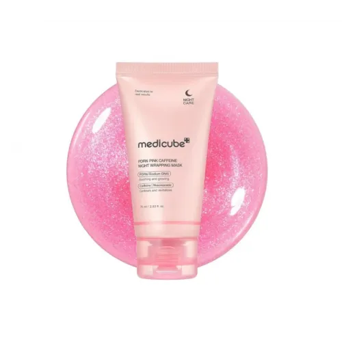 Ночная моделирующая маска Medicube - PDRN Pink Caffeine Night Wrapping Mask, 75мл