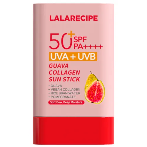Солнцезащитный стик с экстрактом гуавы и коллагеном LALARECIPE Guava Collagen Sun Stick, 20г