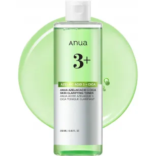 Toner with Azelaic Acid 3% ANUA Azelaic Acid 3 Cica Skin Clarifying Toner 250 ml