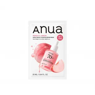 Brightening sheet mask with peach extract ANUA Peach 70 Niacin Serum Mask, 25ml 1PCS