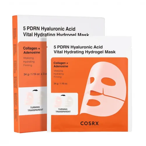 Moisturizing Hydrogel Mask COSRX PDRN Hyaluronic Acid Hydrogel Mask, 3 piece