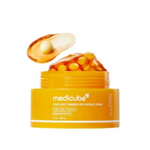 Осветляющий капсульный крем MEDICUBE Kojic Acid Turmeric Vita Capsule Cream, 53мл