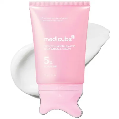 Anti-aging cream for the neck and décolleté area, Medicube PDRN Collagen Gua Sha Neck Wrinkle Cream, 90g