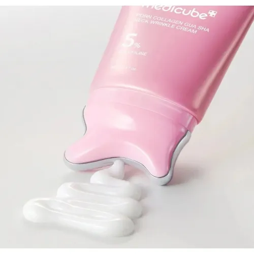 Anti-aging cream for the neck and décolleté area, Medicube PDRN Collagen Gua Sha Neck Wrinkle Cream, 90g