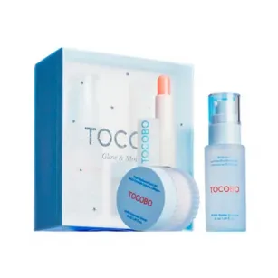 Σετ Δώρου (3 Προϊόντα Κανονικού Μεγέθους) TOCOBO Glow & Moist Trio Set, 50ml + 50ml, 3.5ml