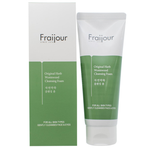 Facial foam with plant extracts