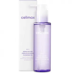 Очищающее масло с жожоба против чёрных точек CELIMAX Derma Nature Fresh Blackhead Jojoba Cleansing Oil, 150мл