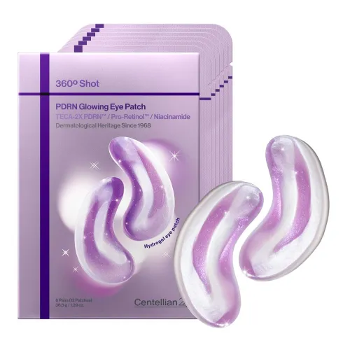 Patches for the eye area for firmness and radiance Centellian24 360º Shot PDRN glowing eye patch, 6 pairs