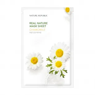 Chamomile Extract Facial Sheet Mask Nature Republic Real Nature Chamomile Extract Facial Sheet Mask Nature Republic Real Nature
