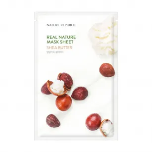 Shea Butter Extract Fabric Mask Nature Republic Real Nature