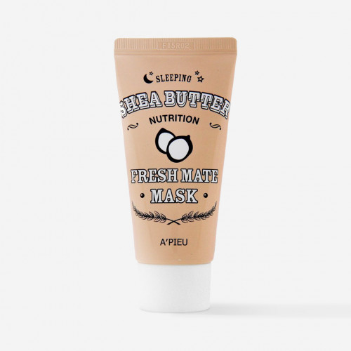 Night face mask with shea butter, 50 ml