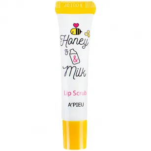 Σκραμπ για χείλη A'pieu Honey & Milk, 8 γρ Σκραμπ για χείλη A'pieu Honey & Milk, 8 γρ