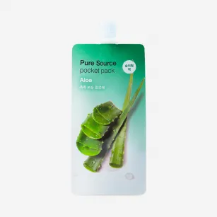 Night face mask Missha Pure Source with aloe vera extract, 10 ml