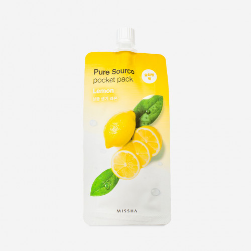 Night face mask with lemon extract, 10 ml