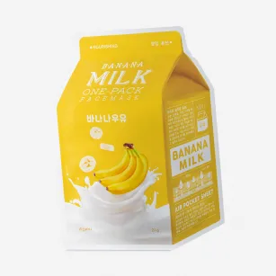Fabric mask with banana extract Apieu Banana Milk, 21 ml Fabric mask with banana extract Apieu Banana Milk, 21 ml