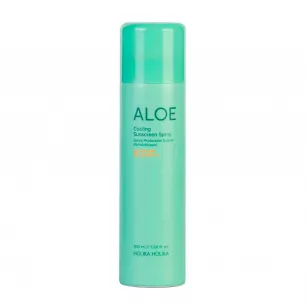 Moisturizing and Cooling Sunscreen Spray for Face and Body HOLIKA HOLIKA Aloe Cooling Sunscreen Spray 50SPF, 100ml