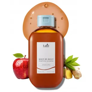 Shampoo for hair loss for sensitive skin LA´DOR Root Re-Boot Purifying Shampoo Ginger & Apple, 300ml