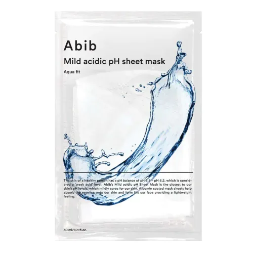 Moisturizing Sheet Face Mask ABIB - Mild Acidic pH Aqua Fit Sheet Mask, 30ml